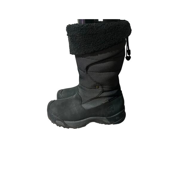 Keen Women's Hofn Winter Boots Black Dark Shadow Size 7 Mid Calf Outerwear - Picture 1 of 7